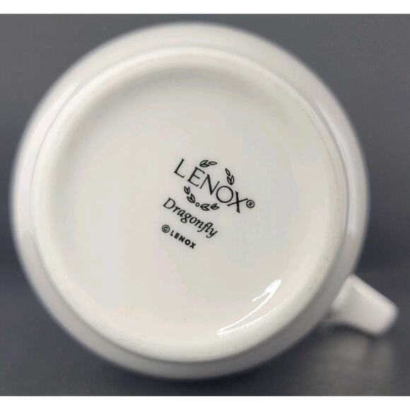 Lenox Butterfly Meadow Dragonfly Coffee Mug Tea Cup Spring Garden Flowers - Picture 4 of 6